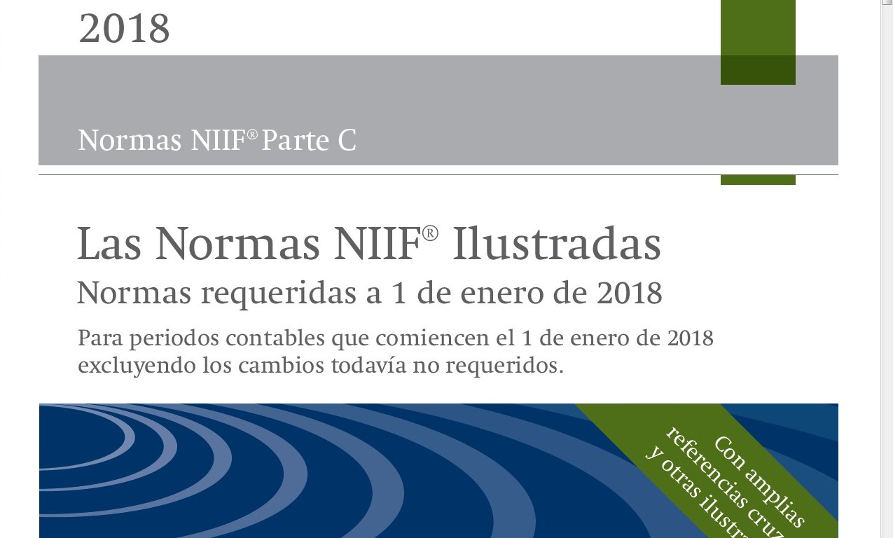 NIIF 2018 Libro Azúl Completo Ilustrado - Parte A, B Y C - El Blog Del ...