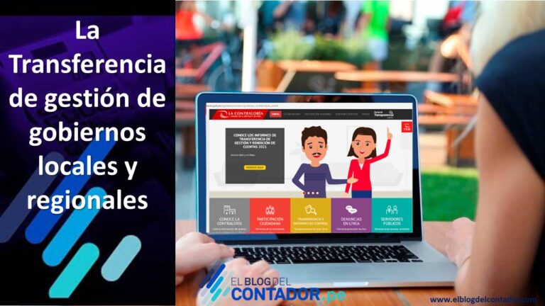 La Transferencia de Gestión de los Gobiernos Locales y Regionales 2022 ...